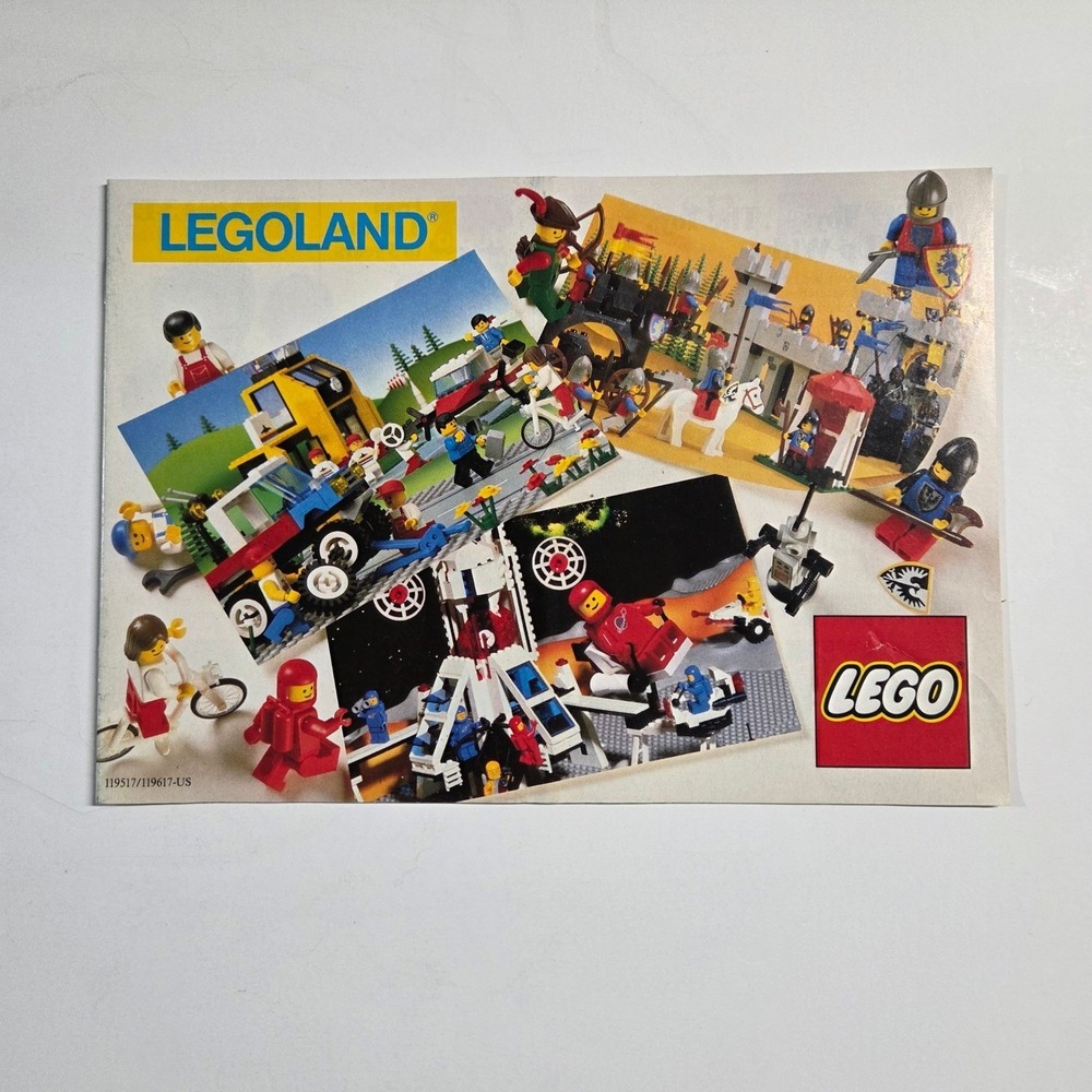 LEGO Legoland Catalog Mail Order Form Vintage 1987 Multicolor Space Castle Town